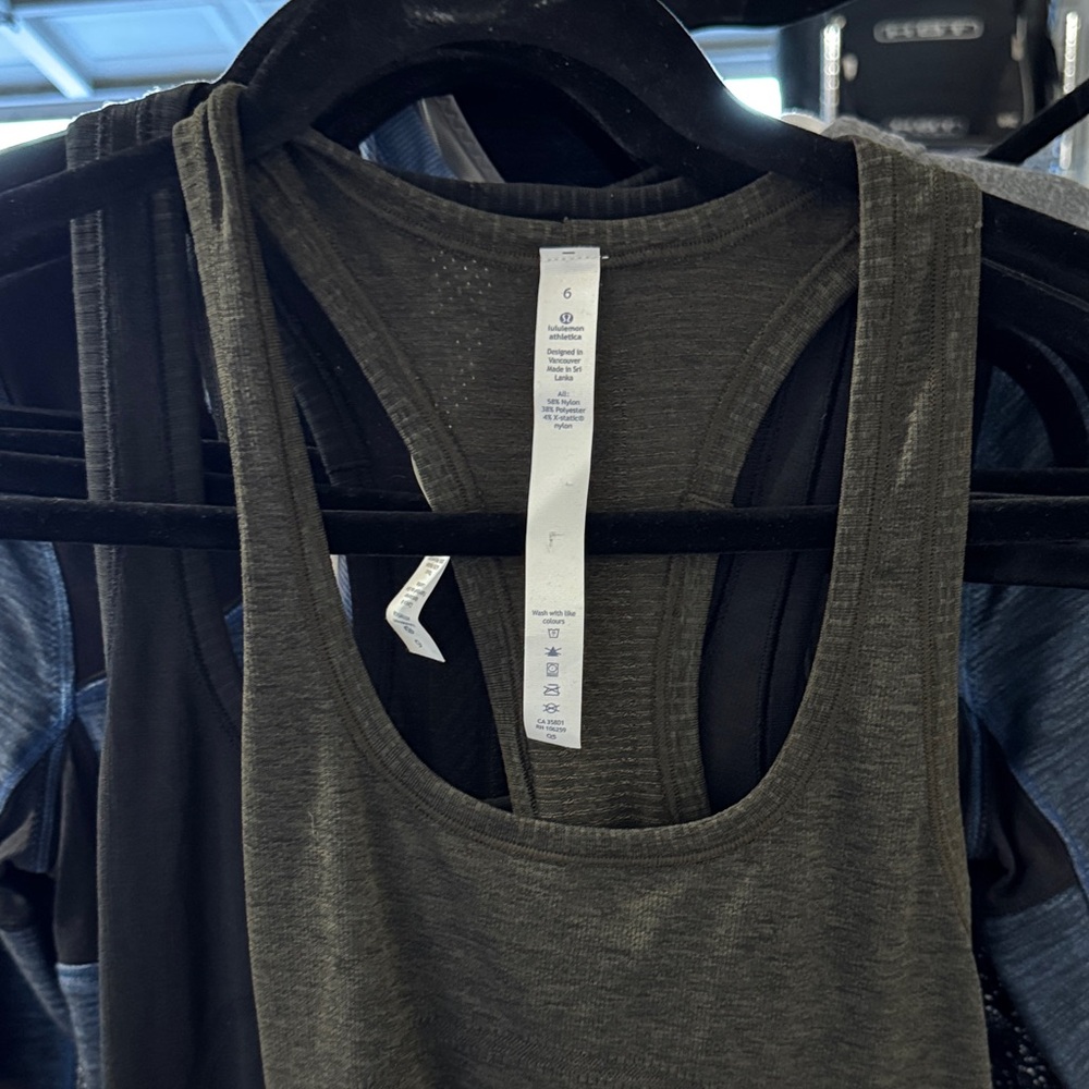 Lululemon Athletica Olive Green Racerback Top